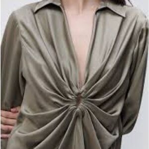 ❤️ BNWT Jonathan Simkhai Roma mini dress in Willow $495